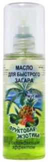 ФЛОРЕСАН масло для загара Фруктовая экзотика SPF10 c охлаждающим эффектом (Ф115) 135мл Флоресан