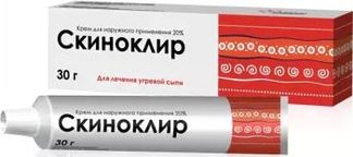 СКИНОКЛИР 20% 30г крем для наружного применения Озон