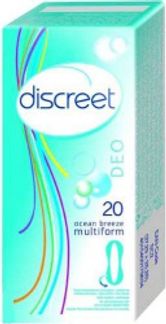 ДИСКРИТ прокладки ежедневные Океанский бриз Део Мультиформа 20 шт. Procter & Gamble
