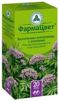 ВАЛЕРИАНА КОРНЕВИЩЕ С КОРНЯМИ 1,5г 20 шт. фильтр-пакет Красногорсклексредства