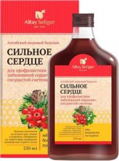 БАЛЬЗАМ АЛТАЙСКИЙ МЕДОВЫЙ Сильное сердце 250мл Алтай-Селигор