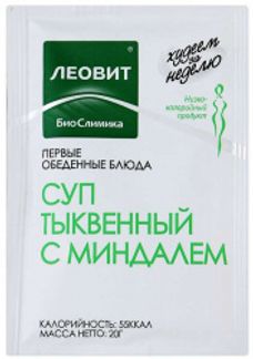 ЛЕОВИТ БИОСЛИМИКА суп Тыквенный с Миндалем 20г Леовит