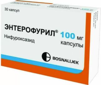 ЭНТЕРОФУРИЛ 100мг 30 шт. капсулы Босналек
