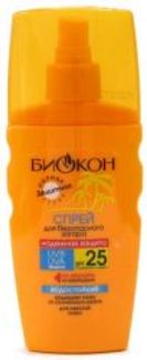 БИОКОН СОЛНЦЕ спрей для безопасного загара SPF15 160мл Биокон ООО