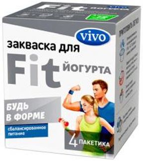 ВИВО ФИТ-ЙОГУРТ закваска 0,5г 4 шт. Виво Индустрия