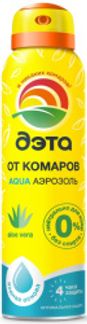 ДЭТА АКВА аэрозоль от комаров/мошек 4 часа 150мл Химик