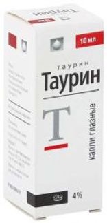 ТАУРИН 4% 10мл капли глазные ЛЕККО ЗАО