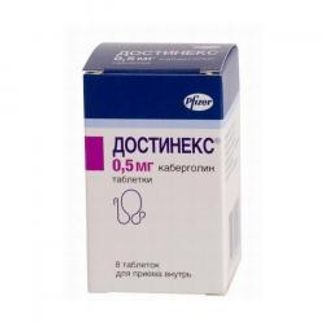 ДОСТИНЕКС 0,5мг 8 шт. таблетки Pfizer Italia S.r.L