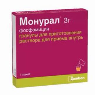 МОНУРАЛ 3г 1 шт. гранулы для приготовления раствора для приема внутрь Zambon switzerland Ltd