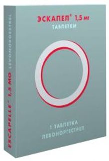 ЭСКАПЕЛ 1 шт. таблетки Гедеон рихтер