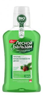 ЛЕСНОЙ БАЛЬЗАМ ополаскиватель для полости рта Кора дуба/Пихта 250мл Калина