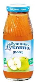 БАБУШКИНО ЛУКОШКО сок Яблоко 4+ осветленный 200мл Комплекс Агро ООО
