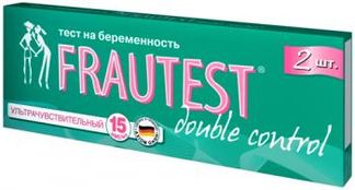 ФРАУТЕСТ ДАБЛ КОНТРОЛ тест для определения беременности 2 шт. Аксиом Гмбх