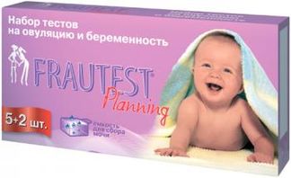ФРАУТЕСТ ПЛАННИНГ тест на овуляцию N5+2 теста для определения беременности Аксиом Гмбх