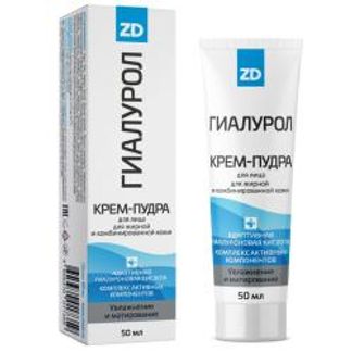 ГИАЛУРОЛ ZD крем-пудра для лица 50мл Зеленая дубрава