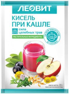 КИСЕЛЬ ПРИ КАШЛЕ 20г 1 шт. пакет Леовит