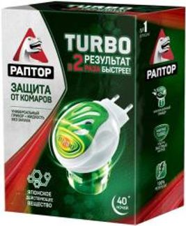 РАПТОР прибор TURBO+ж-ть 40ночей TURBO