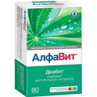 АЛФАВИТ ДИАБЕТ таблетки 60 шт. Внешторг Фарма