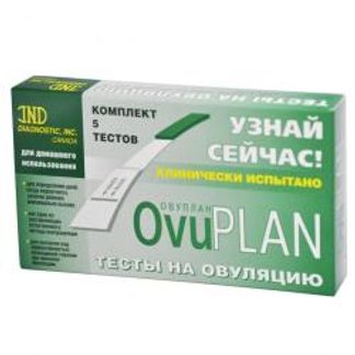 ОВУПЛАН тест на овуляцию 5 шт. АйЭнДи Диагностик Инк