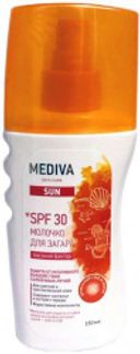 МЕДИВА САН молочко для загара SPF30 150мл Нпо биокон плюс ООО