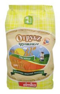 ДИАДАР ОТРУБИ Овсяные хрустящие 200г Эль-Про