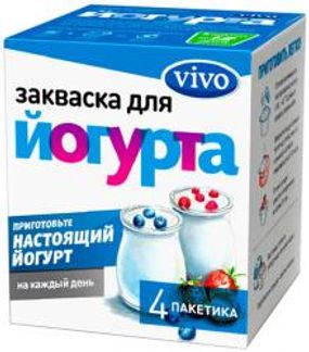 ВИВО ЙОГУРТ закваска 0,5г 4 шт. Виво Индустрия