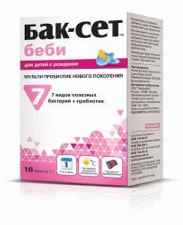 БАК-СЕТ БЕБИ порошок для внутреннего применения 1г 10 шт. Adm Рrotexin Ltd