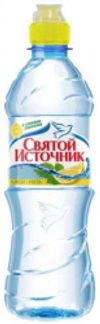 СВЯТОЙ ИСТОЧНИК вода питьевая Лимон/Мята 0,5л Аква-Стар