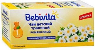 БЭБИВИТА чай Ромашковый 4+ 200г Domaco dr.Med.Aufdermaur Ag