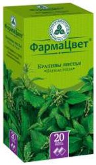 КРАПИВА ЛИСТЬЯ 1,5г 20 шт. фильтр-пакет Красногорсклексредства
