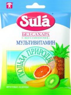 ЗУЛА леденцы Мультивитамин 60г Перфетти ван мелле