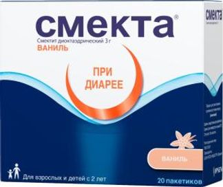 СМЕКТА 3г (3,76г) 20 шт. порошок для приготовления суспензии для приема внутрь Ванильный Бофур Ипсен Индастри
