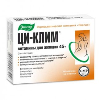 ЦИ-КЛИМ витамины для женщин 45+ таблетки 60 шт. Эвалар