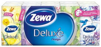 ЗЕВА ДЕЛЮКС платки носовые Дизайн N24х10 SCA HYGIENE PRODUCTS.