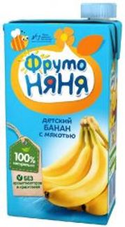 ФРУТОНЯНЯ нектар с мякотью Банан 0,5л Прогресс