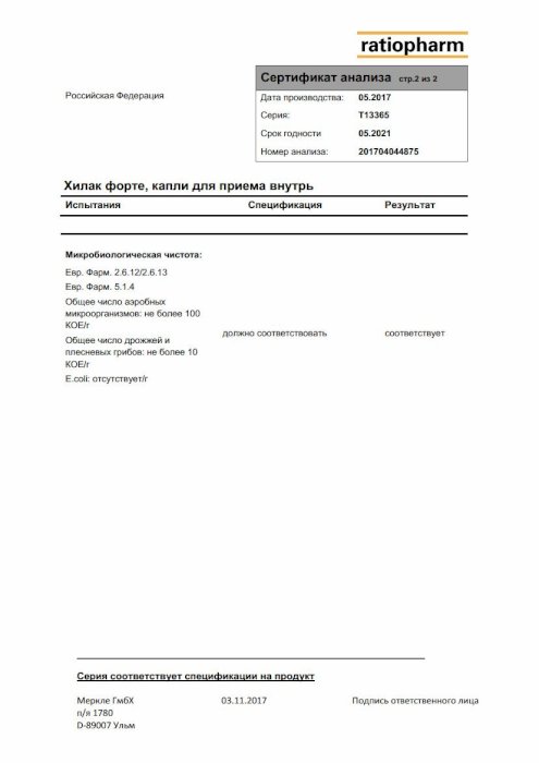 Хилак форте 100мл капли для приема внутрь купить по цене от 790 руб в ...