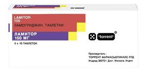 ЛАМИТОР 100мг N50 таб. ЛАМИТОР 100мг N50 таб.