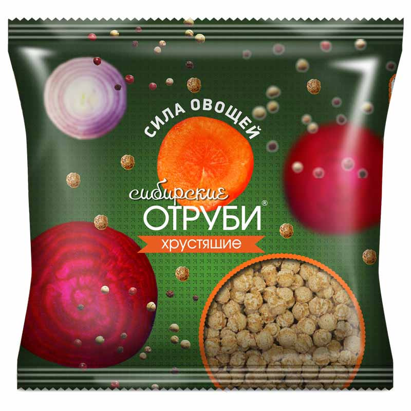

ОТРУБИ СИБИРСКИЕ хрустящие Сила овощей 100г