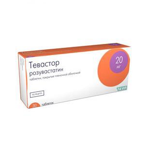ТЕВАСТОР 5мг N90 таб. ТЕВАСТОР 5мг N90 таб.