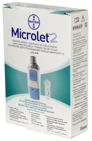 

МИКРОЛЕТ 2 (MICROLET 2) УСТРОЙСТВО для прокалывания