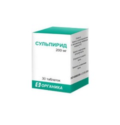 СУЛЬПИРИД 50мг/мл 2мл N5 р-р д/инъекций СУЛЬПИРИД 50мг/мл 2мл N5 р-р д/инъекций