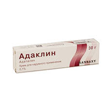 АДАКЛИН 0,1% 30г крем д/наружного применения АДАКЛИН 0,1% 30г крем д/наружного применения