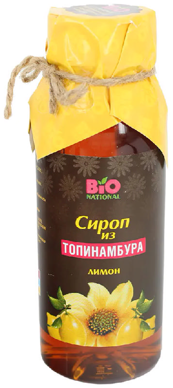 

СИРОП ТОПИНАМБУРА натуральный Лимон 250мл