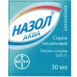 НАЗОЛ АКВА спрей назальный 30мл НАЗОЛ АКВА спрей назальный 30мл