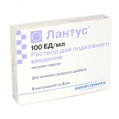 ЛАНТУС ОПТИКЛИК 100ЕД/мл 3мл N5 р-р д/инъекций ЛАНТУС ОПТИКЛИК 100ЕД/мл 3мл N5 р-р д/инъекций