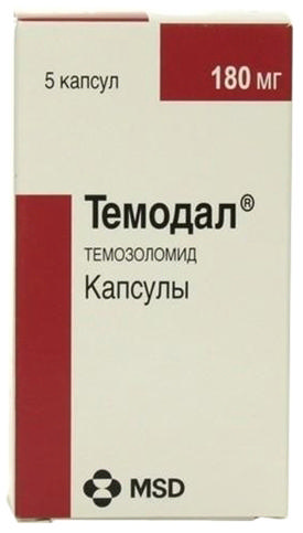 

ТЕМОДАЛ капсулы 180 мг 5 шт.