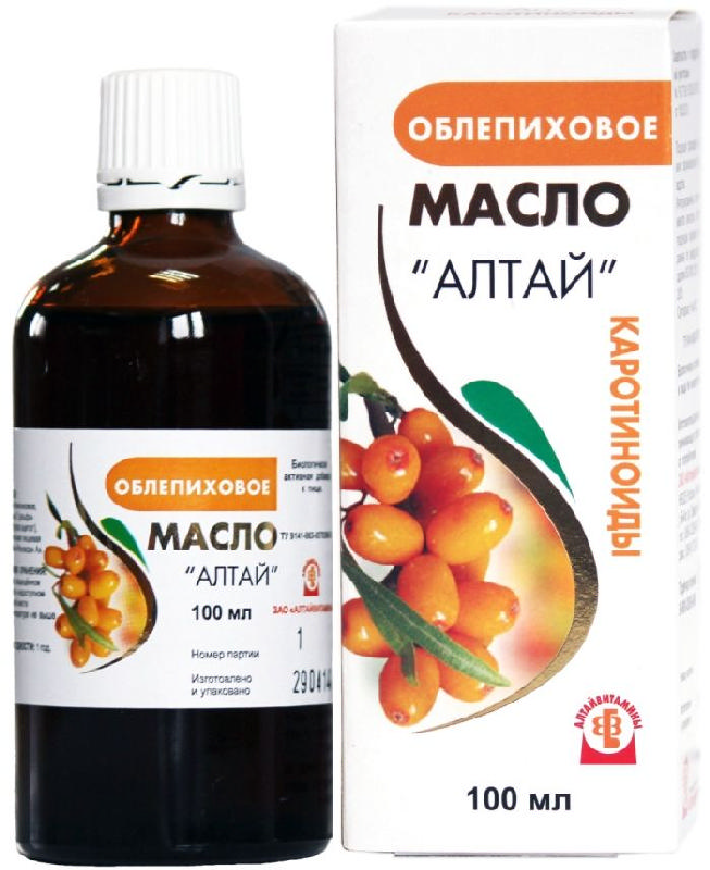 

МАСЛО ОБЛЕПИХОВОЕ 100мл масло