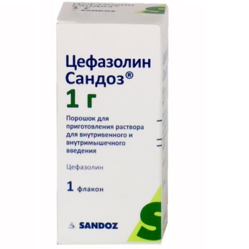 ЦЕФАЗОЛИН САНДОЗ 1г N50 порошок д/приготовления р-ра д/инъекций Sandoz GmbH 1/50 ЦЕФАЗОЛИН САНДОЗ 1г N50 порошок д/приготовления р-ра д/инъекций Sandoz GmbH 1/50