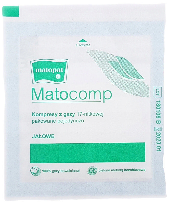 

МАТОПАТ МАТОКОМП салфетки стерильные 7,5х7,5 16с17н 5 шт.
