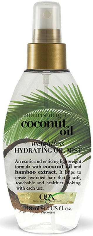 

ОРГАНИКС масло-спрей легкое увлажняющее с кокосовым маслом 118мл